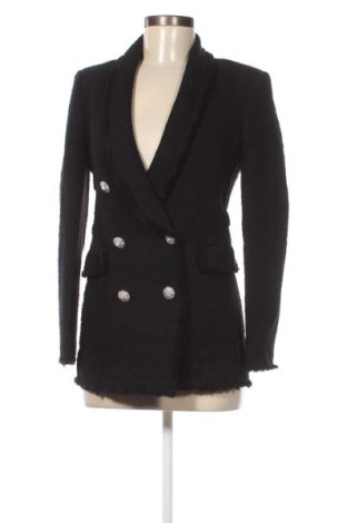 Дамско сако Zara, Размер XS, Цвят Черен, Цена 95,00 лв.