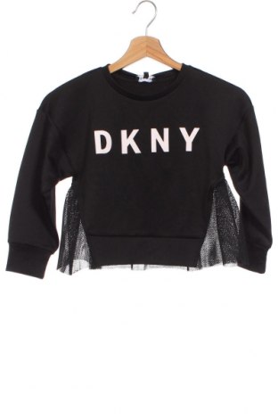 Детска блуза DKNY, Размер 5-6y/ 116-122 см, Цвят Черен, Цена 66,75 лв.