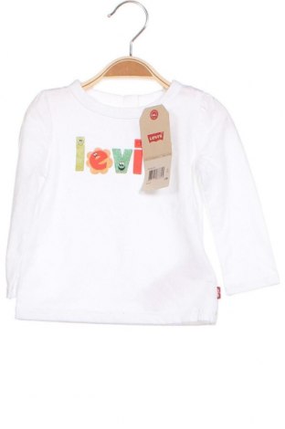 Детска блуза Levi's, Размер 12-18m/ 80-86 см, Цвят Бял, Цена 66,75 лв.