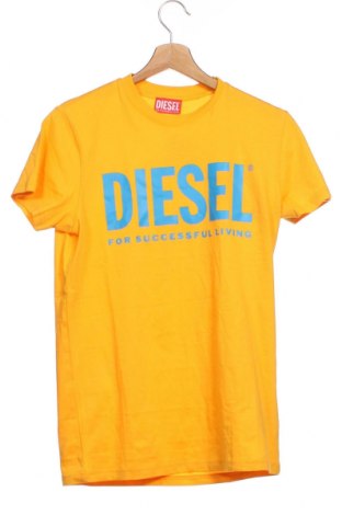 Dziecięcy T-shirt Diesel, Rozmiar 12-13y/ 158-164 cm, Kolor Żółty, Cena 196,18 zł