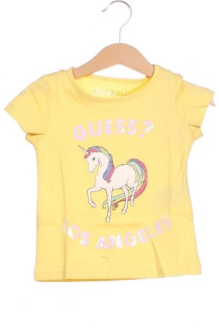 Детска тениска Guess, Размер 2-3y/ 98-104 см, Цвят Жълт, Цена 37,17 лв.