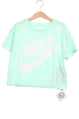 Детска тениска Nike, Размер 4-5y/ 110-116 см, Цвят Зелен, Цена 38,35 лв.