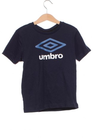 Детска тениска Umbro, Размер 5-6y/ 116-122 см, Цвят Син, Цена 30,87 лв.