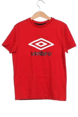 Детска тениска Umbro, Размер 6-7y/ 122-128 см, Цвят Червен, Цена 25,97 лв.