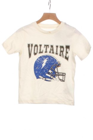 Παιδικό μπλουζάκι Zadig & Voltaire, Μέγεθος 4-5y/ 110-116 εκ., Χρώμα Εκρού, Τιμή 24,32 €