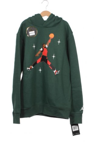 Детски суичър Air Jordan Nike, Размер 13-14y/ 164-168 см, Цвят Зелен, Цена 149,00 лв.