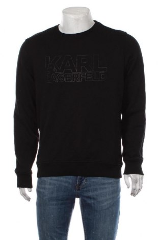 Мъжка блуза Karl Lagerfeld, Размер L, Цвят Черен, Цена 124,15 лв.