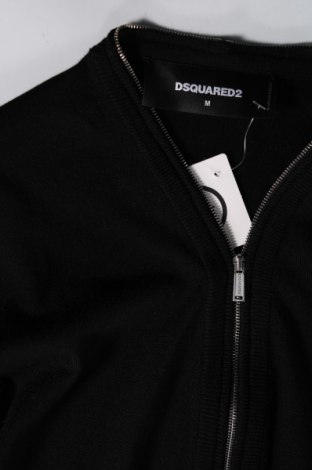 Jachetă tricotată de bărbați Dsquared2, Mărime M, Culoare Negru, Preț 1.318,42 Lei