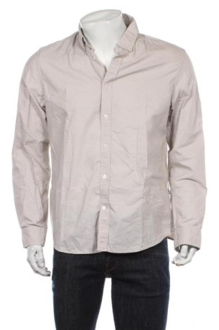 Ανδρικό πουκάμισο Mads Norgaard, Μέγεθος L, Χρώμα  Μπέζ, Τιμή 6,84 €