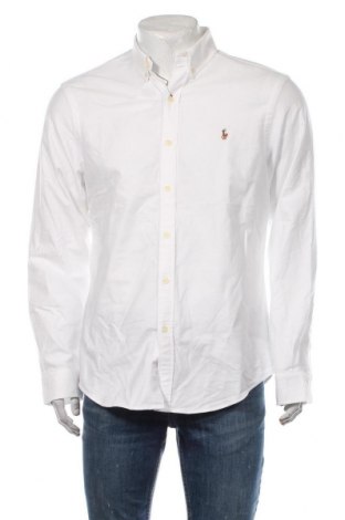 Męska koszula Polo By Ralph Lauren, Rozmiar L, Kolor Biały, Cena 464,46 zł