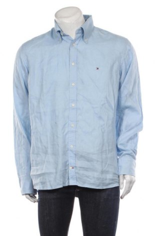 Мъжка риза Tommy Hilfiger, Размер L, Цвят Син, Цена 129,00 лв.