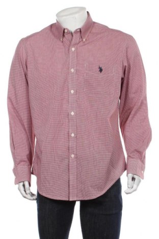 Ανδρικό πουκάμισο U.S. Polo Assn., Μέγεθος L, Χρώμα Κόκκινο, Τιμή 34,02 €