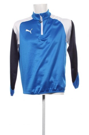 Мъжка спортна блуза PUMA, Размер M, Цвят Син, Цена 48,00 лв.