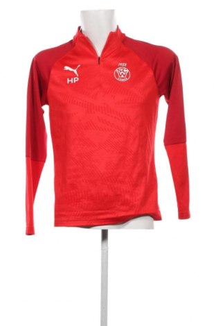 Мъжка спортна блуза PUMA, Размер S, Цвят Червен, Цена 48,00 лв.