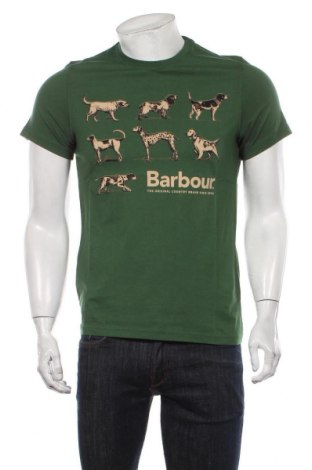 Ανδρικό t-shirt Barbour, Μέγεθος S, Χρώμα Πράσινο, Τιμή 29,77 €
