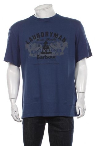 Ανδρικό t-shirt Barbour, Μέγεθος XXL, Χρώμα Μπλέ, Τιμή 29,77 €