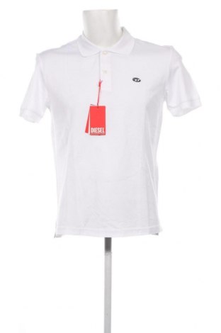 Męski T-shirt Diesel, Rozmiar L, Kolor Biały, Cena 415,81 zł