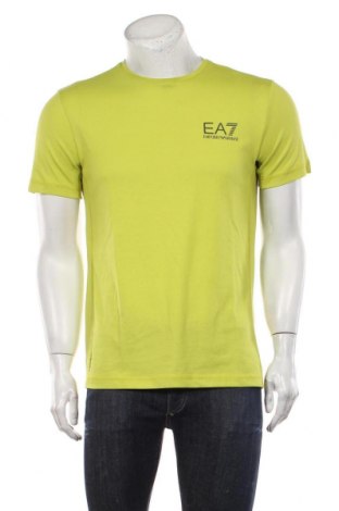 Мъжка тениска Emporio Armani, Размер M, Цвят Зелен, Цена 112,14 лв.