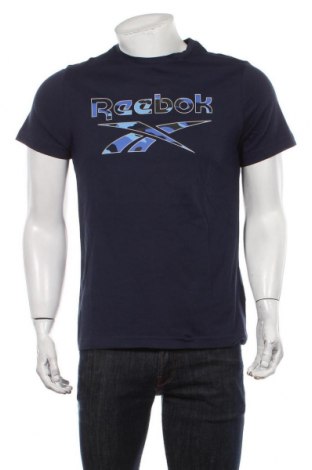 Ανδρικό t-shirt Reebok, Μέγεθος M, Χρώμα Μπλέ, Τιμή 24,33 €