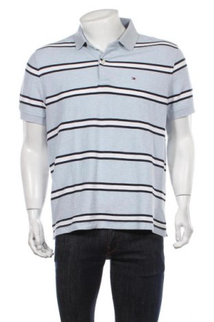 Мъжка тениска Tommy Hilfiger, Размер L, Цвят Син, Цена 29,00 лв.