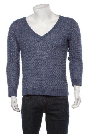 Мъжки пуловер Adolfo Dominguez, Размер L, Цвят Син, Цена 16,12 лв.