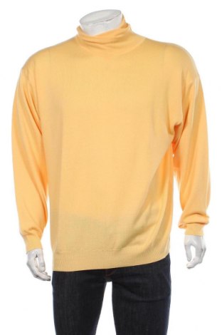 Ανδρικό πουλόβερ Alba Moda, Μέγεθος L, Χρώμα Κίτρινο, Τιμή 21,03 €