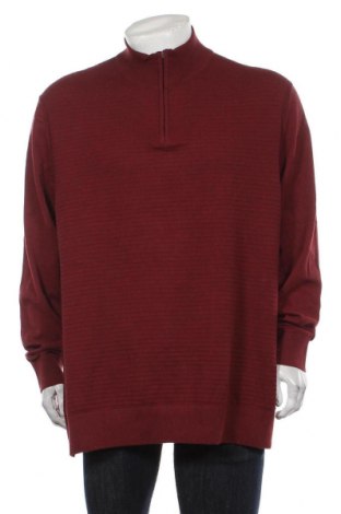 Мъжки пуловер Bpc Bonprix Collection, Размер XXL, Цвят Червен, Цена 11,40 лв.