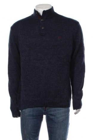 Ανδρικό πουλόβερ Chaps, Μέγεθος L, Χρώμα Μπλέ, Τιμή 7,05 €