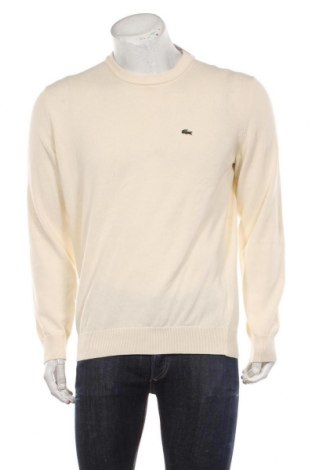 Мъжки пуловер Lacoste, Размер L, Цвят Екрю, Цена 130,80 лв.