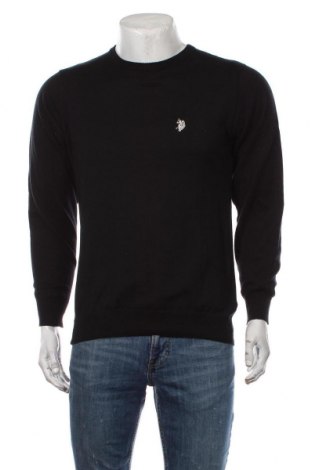 Ανδρικό πουλόβερ U.S. Polo Assn., Μέγεθος L, Χρώμα Μαύρο, Τιμή 76,80 €