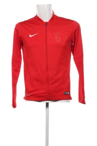Мъжко спортно горнище Nike, Размер M, Цвят Червен, Цена 75,00 лв.