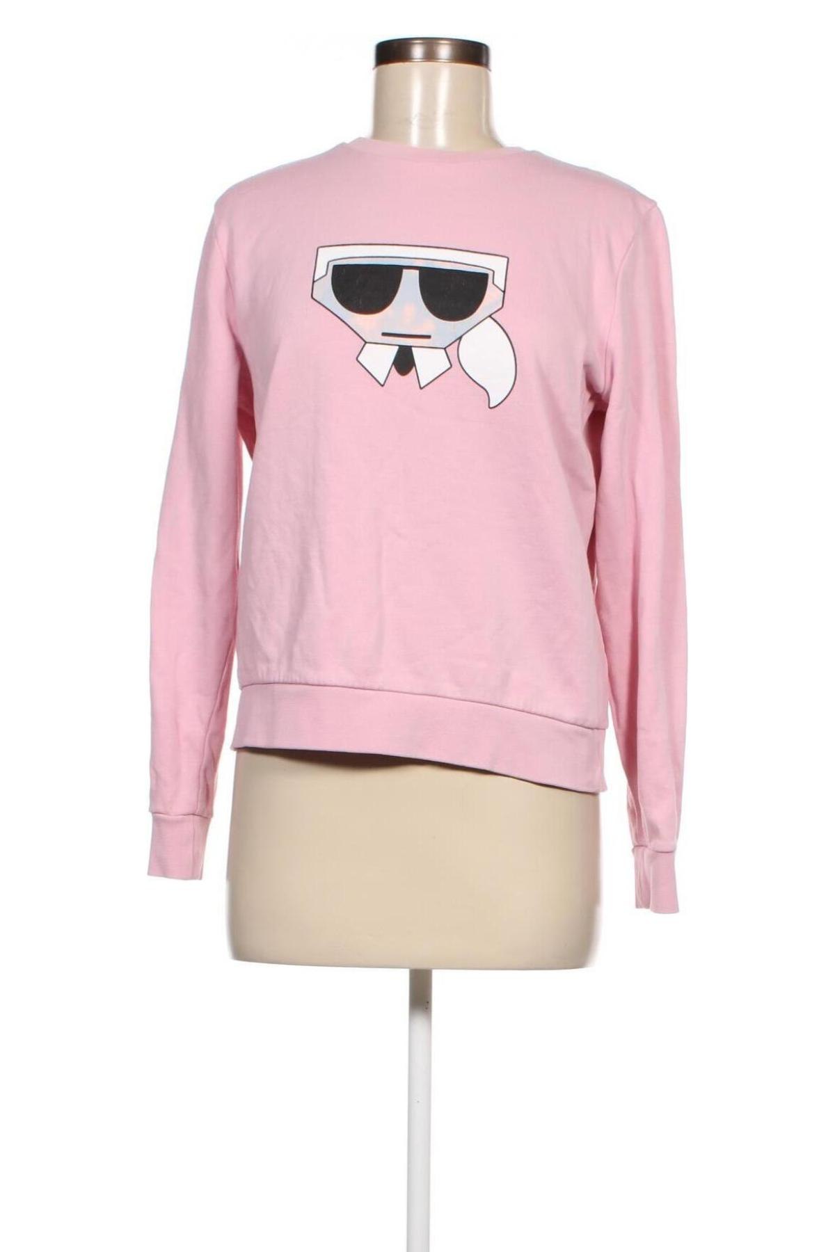 Дамска блуза Karl Lagerfeld, Размер M, Цвят Розов, Цена 106,00 лв.