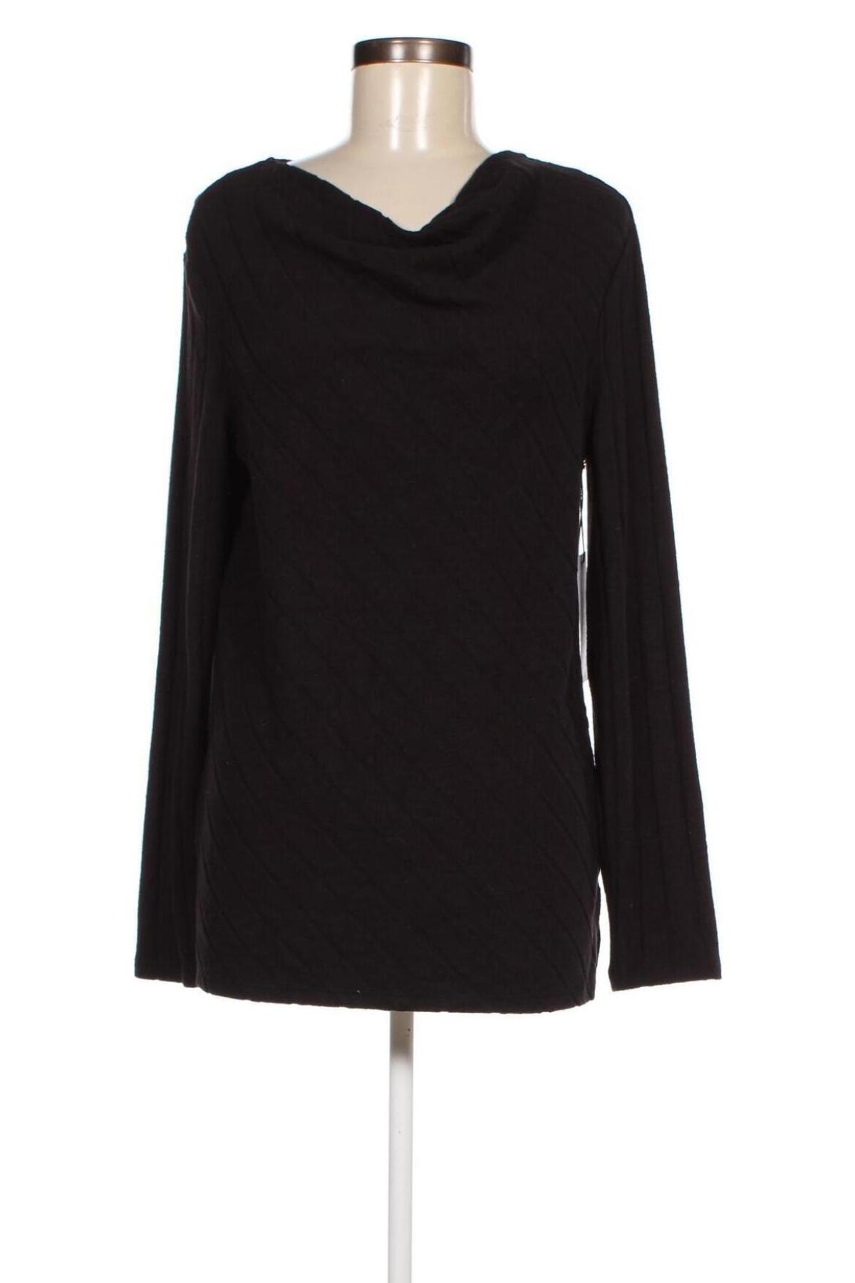 Γυναικεία μπλούζα Liz Claiborne, Μέγεθος M, Χρώμα Μαύρο, Τιμή 15,46 €