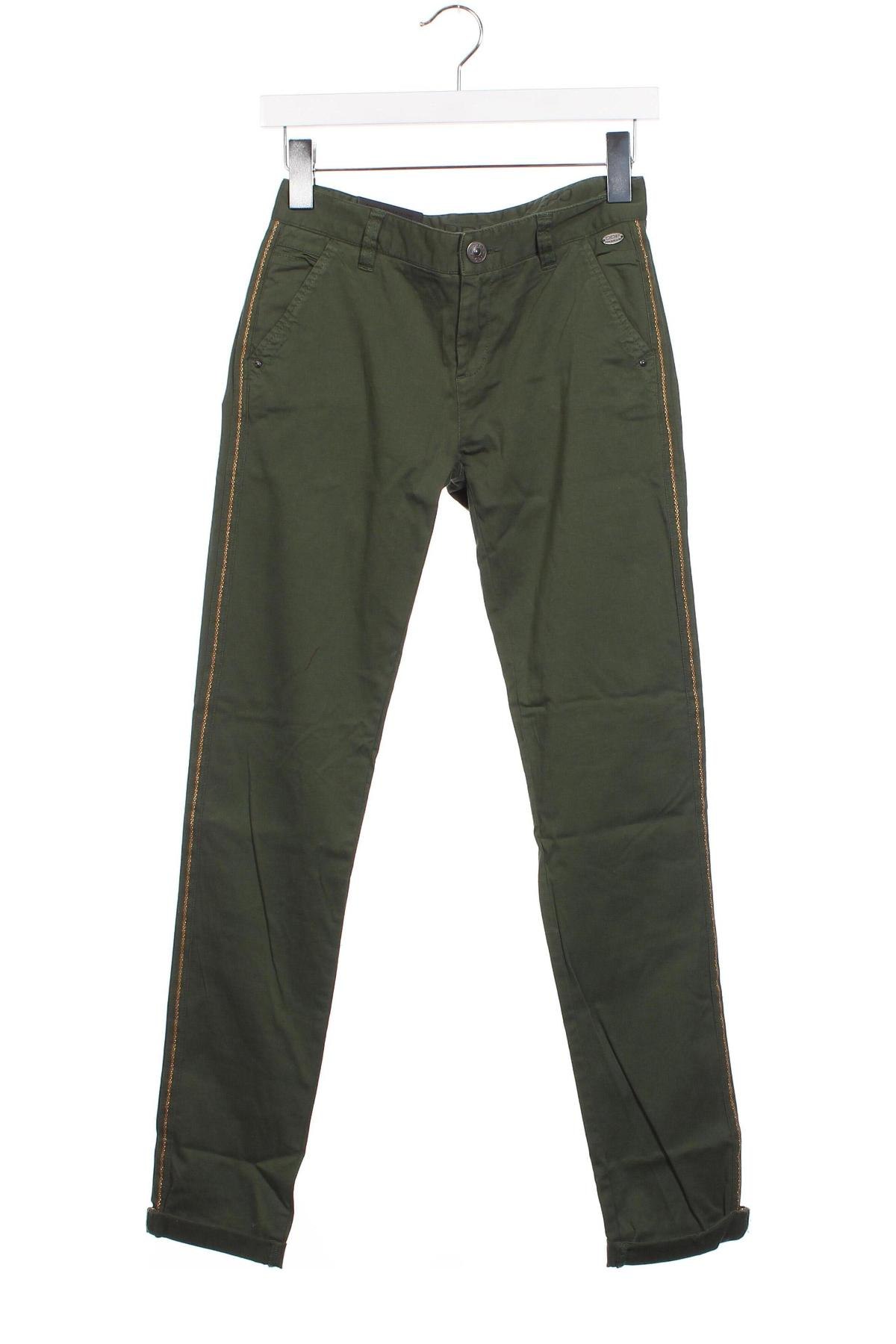 Γυναικείο παντελόνι DDP, Μέγεθος XS, Χρώμα Πράσινο, Τιμή 28,35 €