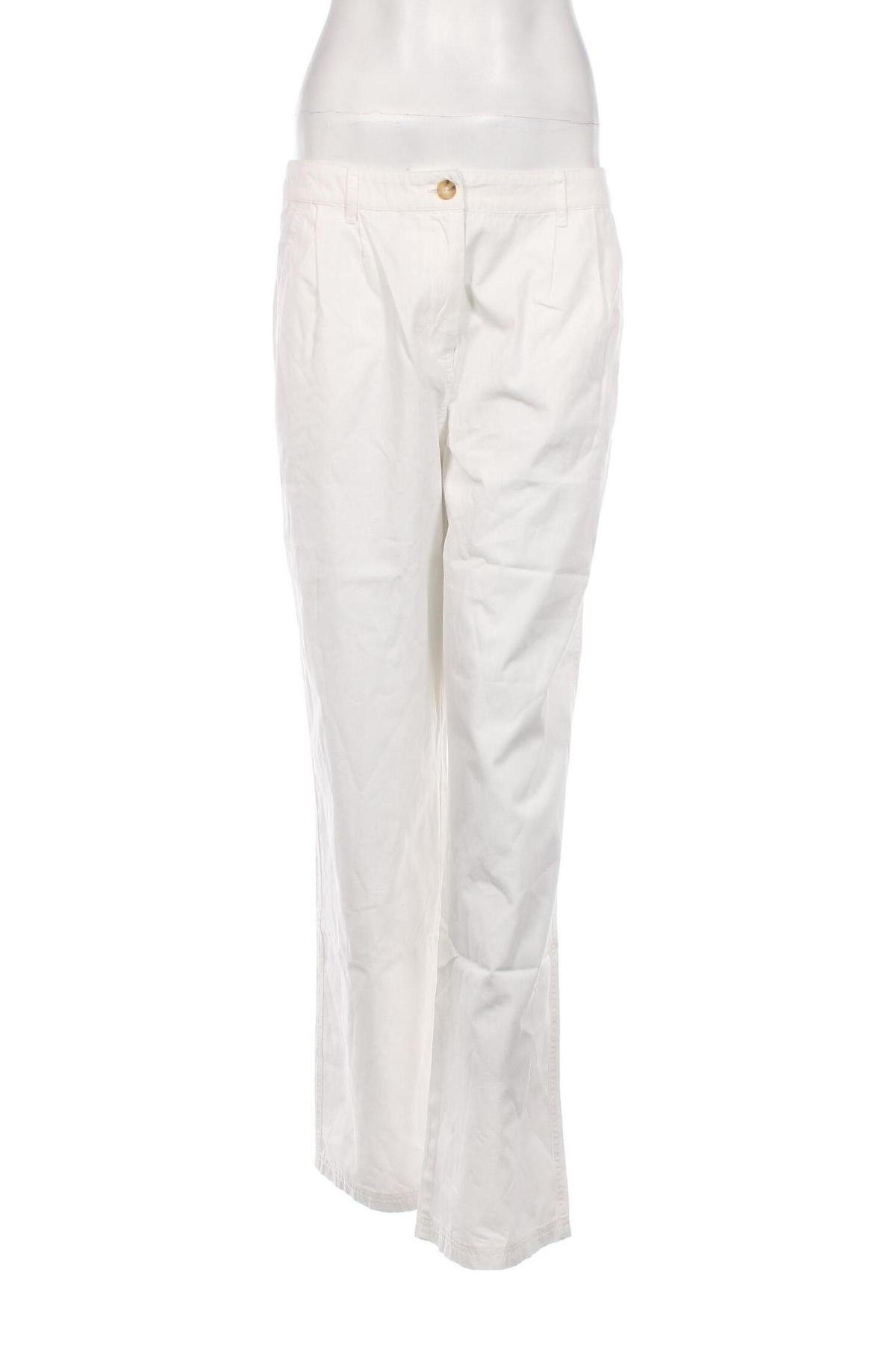 Дамски панталон Pimkie, Размер L, Цвят Бял, Цена 55,00 лв.