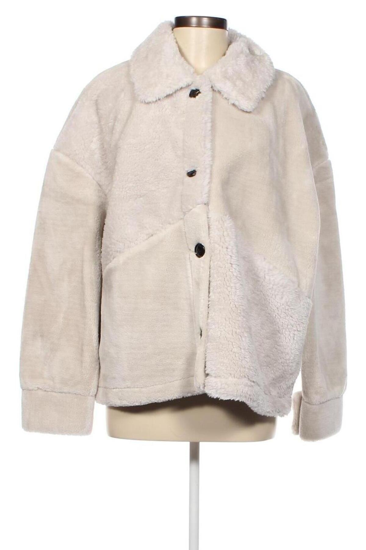 Γυναικείο παλτό NA-KD, Μέγεθος L, Χρώμα Λευκό, Τιμή 102,58 €