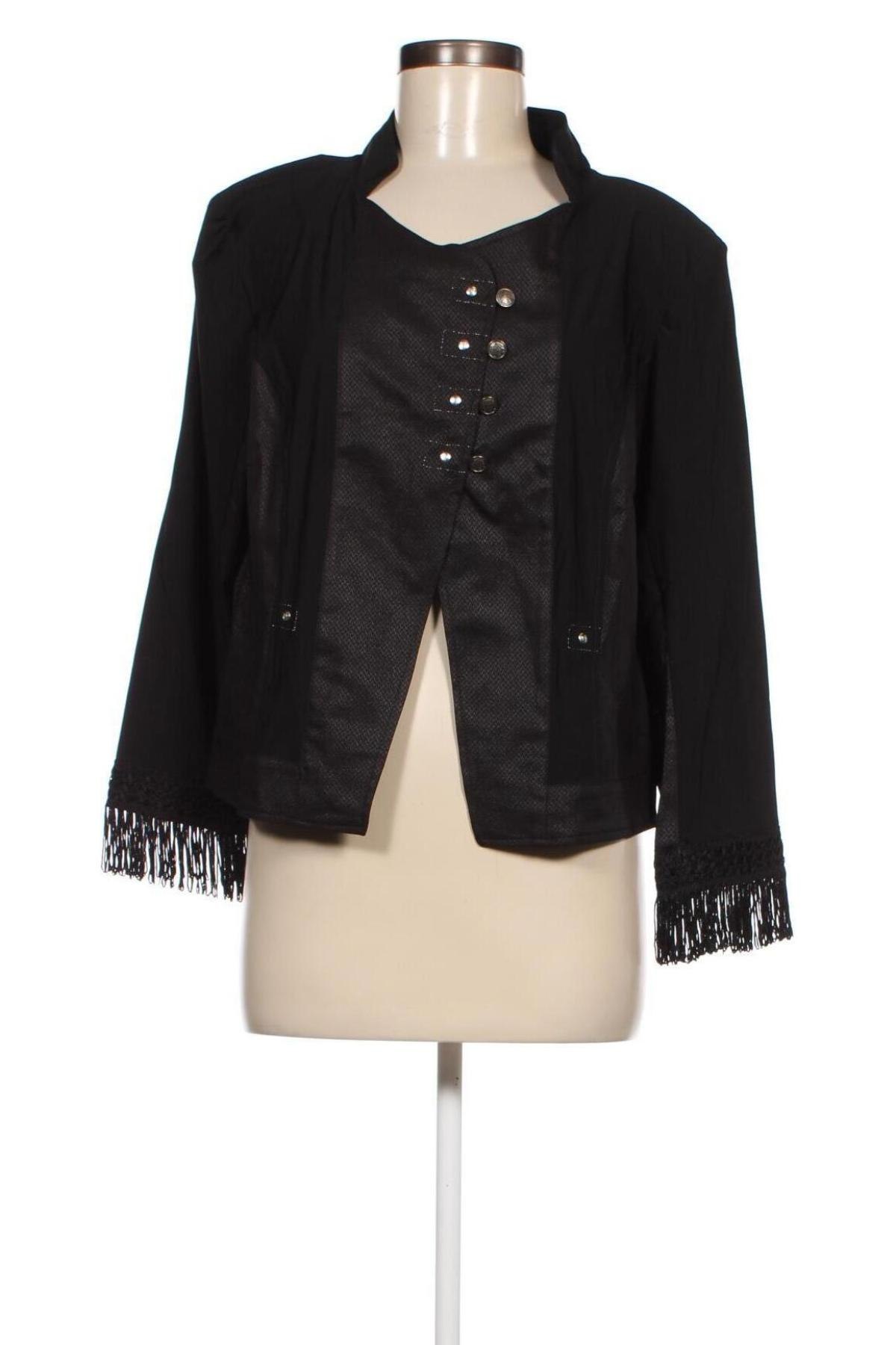 Γυναικείο σακάκι La Mode Est A Vous, Μέγεθος XL, Χρώμα Μαύρο, Τιμή 42,78 €