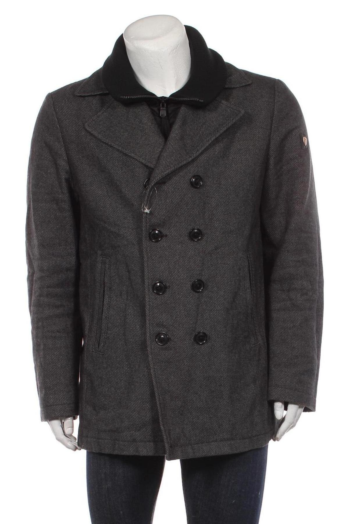Ανδρικά παλτό Emilio Adani, Μέγεθος XL, Χρώμα Γκρί, Τιμή 196,91 €