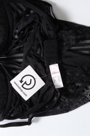 Bodysuit S.Oliver, Μέγεθος S, Χρώμα Μαύρο, Τιμή 17,54 €