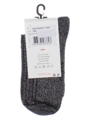 Чорапи Guess, Размер M, Цвят Сребрист, Цена 35,10 лв.