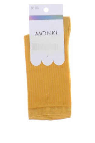 Ciorapi Monki, Mărime M, Culoare Galben, Preț 27,50 Lei