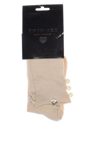 Socken TWINSET, Größe M, Farbe Beige, Preis 18,56 €