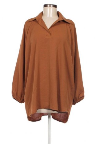 Дамска блуза, Размер XXL, Цвят Кафяв, Цена 18,05 лв.