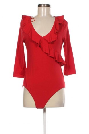 Γυναικεία μπλούζα-Κορμάκι Camaieu, Μέγεθος S, Χρώμα Κόκκινο, Τιμή 4,31 €