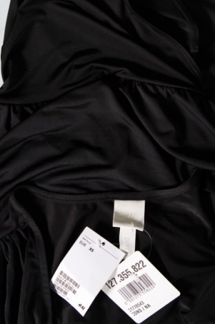 Bluză-body de damă. H&M, Mărime XS, Culoare Negru, Preț 40,29 Lei