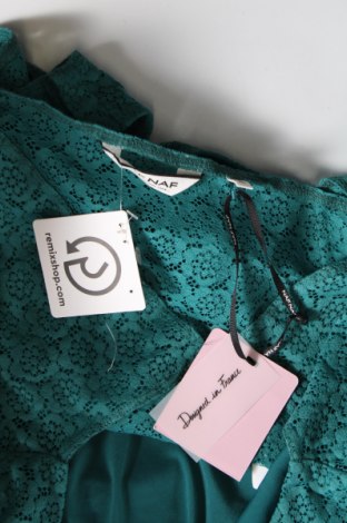 Дамска блуза - боди Naf Naf, Размер XL, Цвят Зелен, Цена 14,63 лв.