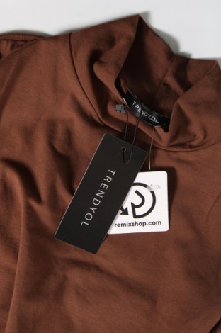 Γυναικεία μπλούζα-Κορμάκι Trendyol, Μέγεθος L, Χρώμα Καφέ, Τιμή 7,94 €