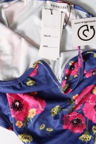 Γυναικεία μπλούζα-Κορμάκι Voyelles, Μέγεθος M, Χρώμα Μπλέ, Τιμή 5,48 €