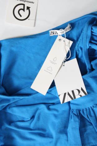 Damenbluse-Body Zara, Größe S, Farbe Blau, Preis 15,60 €