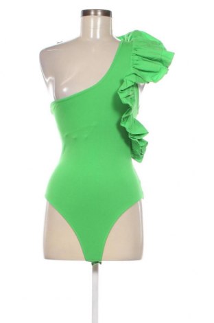 Bluză-body de damă. Zara, Mărime S, Culoare Verde, Preț 77,80 Lei